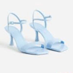 H&M Light Blue Strappy Heels